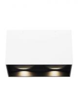 Visual Comfort & Co. Modern Collection 700FMEXOD660WB-LED935 - Exo 6 Dual Flush Mount