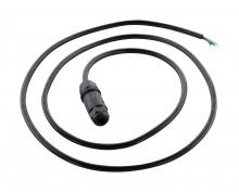 Nuvo 65/199 - Whip Connector; 5.5 ft.; IP68 Rated; Supply Line Voltage; Black