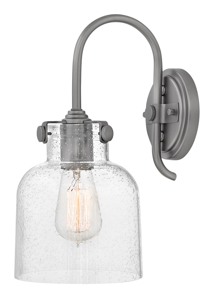 Cylinder Glass Single Light Sconce