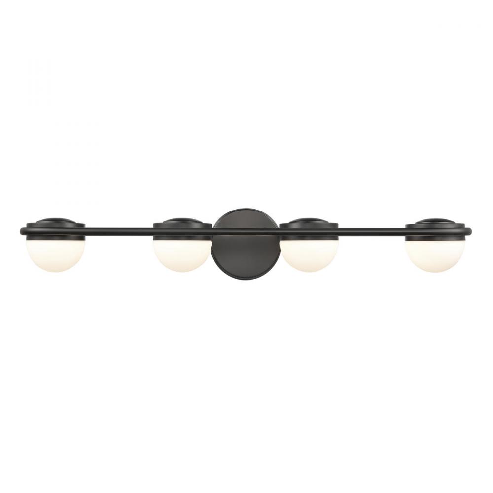 Nelly 31'' Wide 4-Light Vanity Light - Matte Black