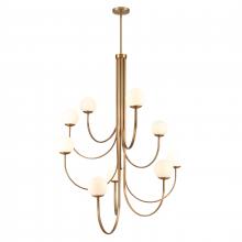 ELK Home 89681/9 - Caroline 44'' Wide 9-Light Chandelier - Brushed Gold