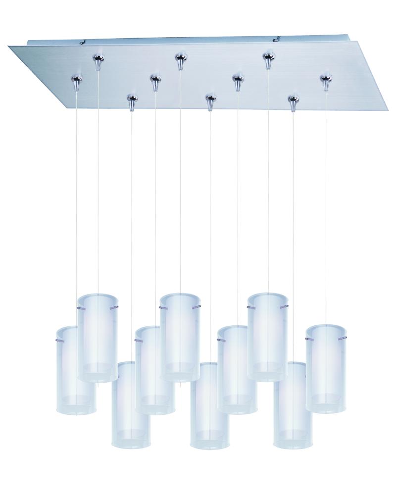 Frost 10-Light RapidJack Pendant and Canopy